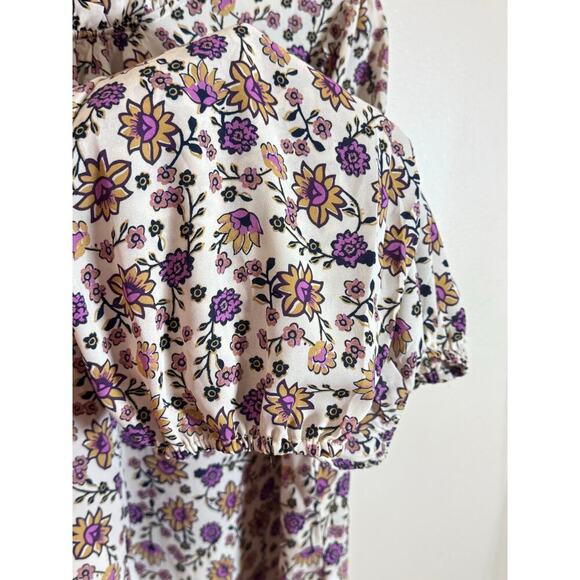 Women’s Plus Size 2X Blouses Floral Boho Ruffle Long Sleeve *Bundle of 2* - Picture 9 of 14